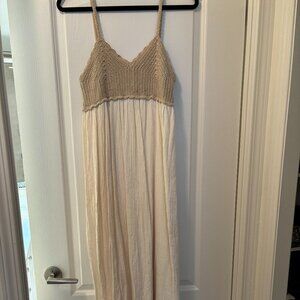Zara Crochet Maxi Dress